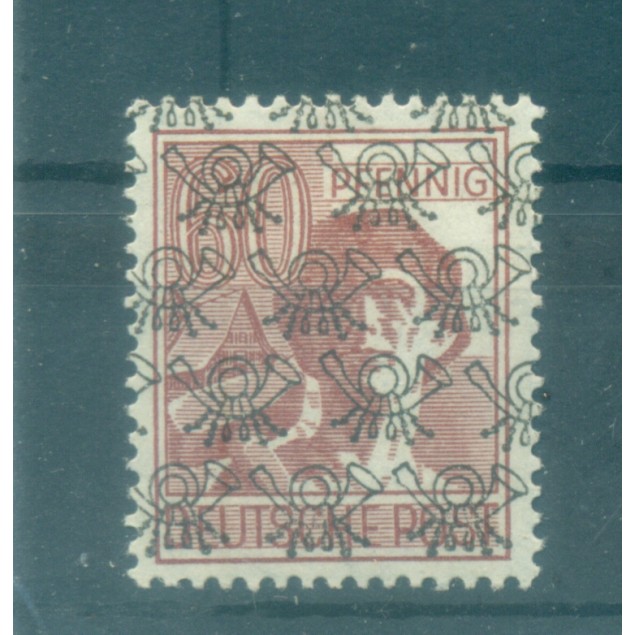 Allemagne Bizone 1948 - Y & T n. 34 - Timbres des zones A.A.S. de 1947 surchargés (Michel n. A 49 II)