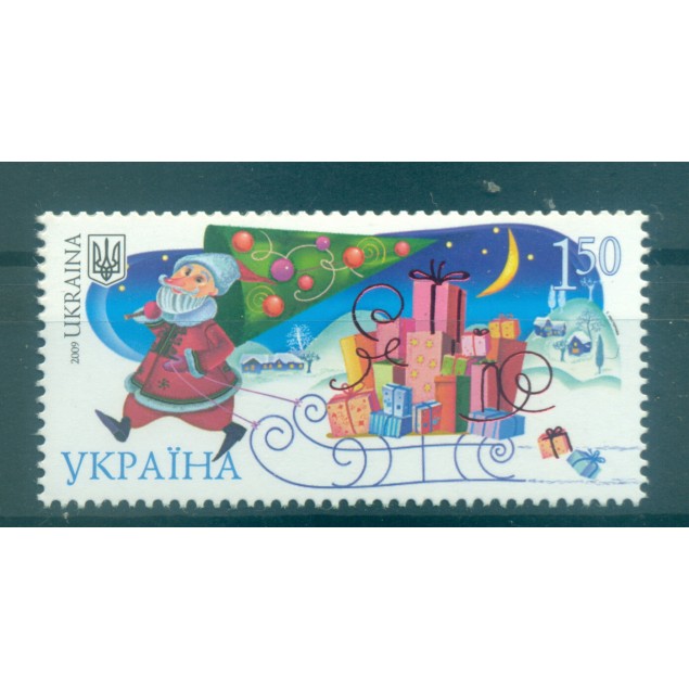 Ukraine 2009 - Y & T n. 961 - Nouvel An (Michel n. 1058)