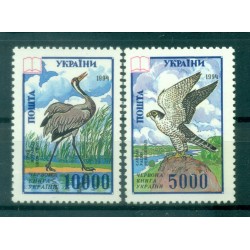 Ukraine 1995 - Y & T n. 221/22 - Animaux et plantes en péril (Michel n. 137/38)