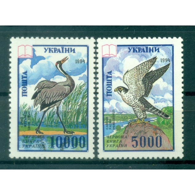 Ukraine 1995 - Y & T n. 221/22 - Endangered fauna and flora (Michel n. 137/38)