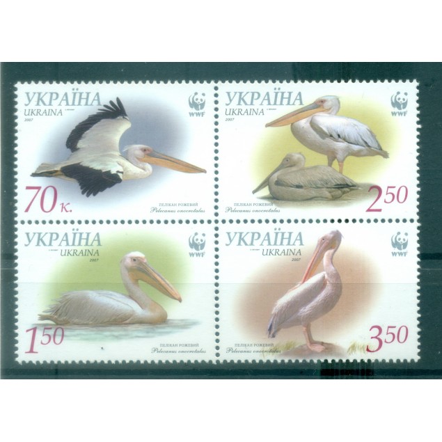 Ukraine 2007 - Y & T n. 822/25 - Nature protection (Michel n. 897/900 A)