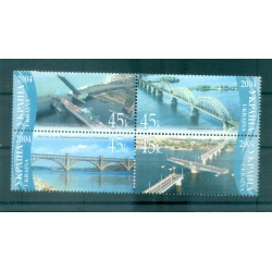 Ukraine 2004 - Y & T n. 588/91 - Bridges (Michel n. 662/65)