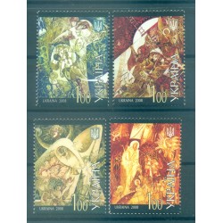 Ukraine 2008 - Y & T n. 899/902 - Chansons ukrainiennes (Michel n. 987/90)