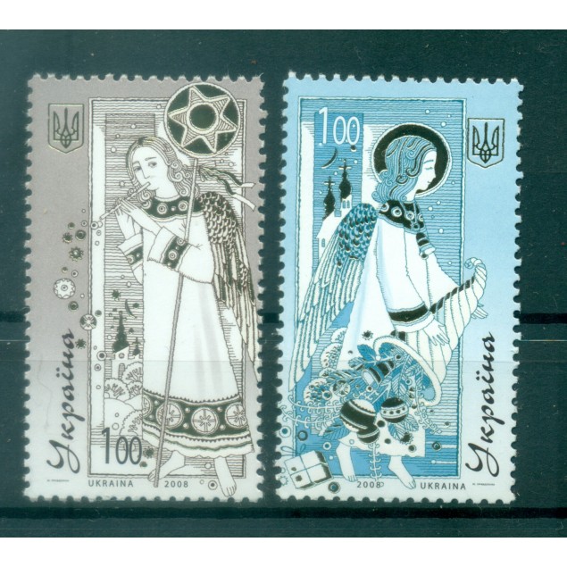 Ukraine 2008 - Y & T n. 910/11 - Noël et Nouvel An (Michel n. 998/99)