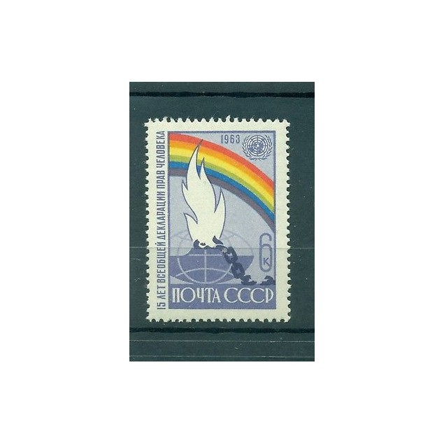 Russie - USSR 1963 - Michel n. 2860 - Déclaration universelle droits 'homme **