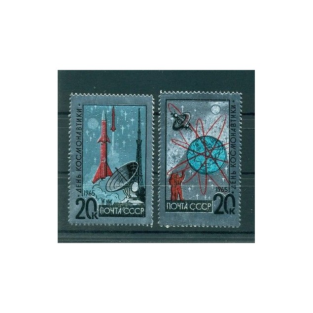 Russie - USSR 1965 - Michel n. 3042/43 - Journée de la cosmonautique