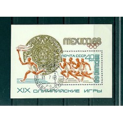 Russie - USSR 1968 - Michel feuillet n. 51 - Jeux Olympiques de Mexico