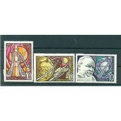 Russie - USSR 1969 - Michel n. 3605/07 - Journée de la cosmonautique