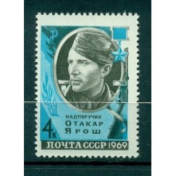 URSS 1969 - Y & T n. 3483 - Otakar Iaroch, héros de l'Union soviétique