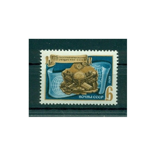 Russie - USSR 1970 - Michel n. 3732 - 125 années de la Société géographique de l