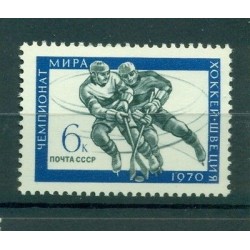 Russie - USSR 1970 - Michel n. 3740 - Coupe du monde de hockey