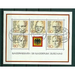 Allemagne -Germany 1982 - Michel feuillet n. 18 - Présidents de la République Fé