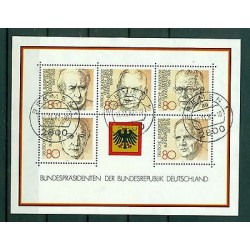 Germany 1982 - Michel sheet n. 18 - Presidents of the Federal Republic of Germany