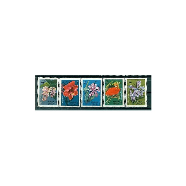 Russie - USSR 1971 - Michel n. 3956/60 - Fleurs du jardin botanique (I)