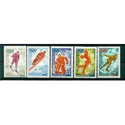 URSS 1972 - Y & T n. 3809/13 - Jeux olympiques d'hiver
