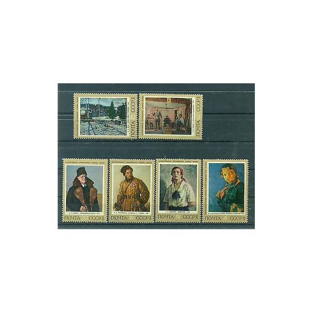 Russie - USSR 1972 - Michel n. 4070/75 - Histoire de la peinture soviétique **