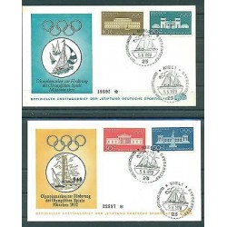 Germany 1970 - Y & T n.487/90 - 1972  Olympic Games
