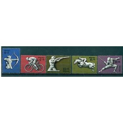 Russie - USSR 1977 - Michel n. 4642/46 - Jeux olympiques d'été de 1980