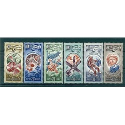 USSR 1977 - Y & T n. 4404/09 - 20th anniversary of the space age (Michel n. 4648/53)
