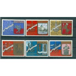 Russie - USSR 1977 - Michel n. 4686/91 - Jeux olympiques d'été de 1980 **