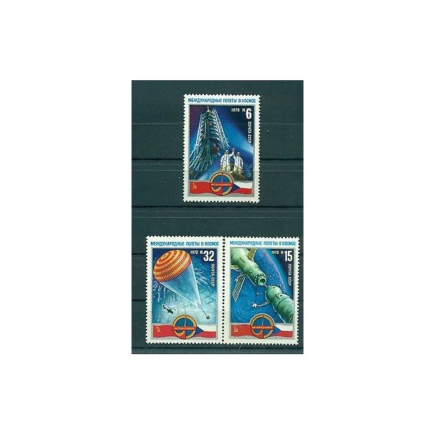Russie - USSR 1978 - Michel n. 4704/06 - Intercosmos