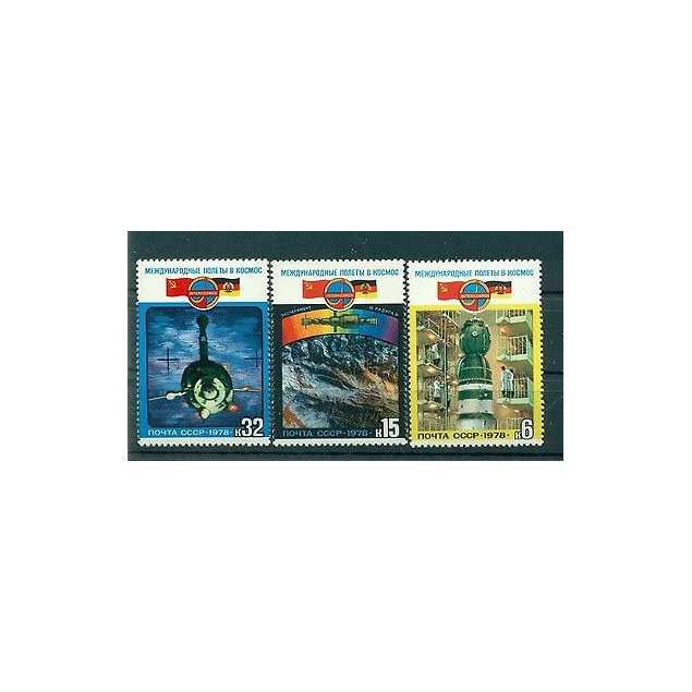 Russie - USSR 1978 - Michel n. 4763/65 - Intercosmos