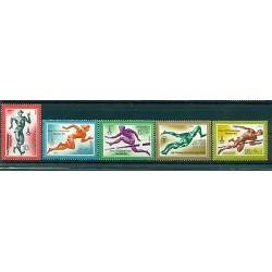 Russie - USSR 1980 - Michel n. 4921/25 - Jeux olympiques d'été de 1980