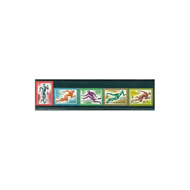 Russie - USSR 1980 - Michel n. 4921/25 - Jeux olympiques d'été de 1980