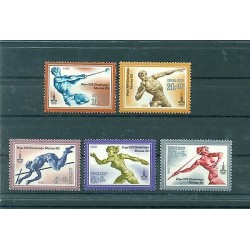 Russie - USSR 1980 - Michel n. 4932/36 - Jeux olympiques d'été de 1980