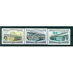 URSS 1980 - Y & T n. 4761/63 - Ponts de Moscou