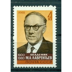 Russie - USSR 1981 - Michel n. 5119 - Mikhaïl Lavrentiev