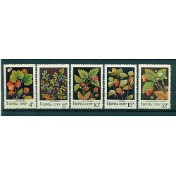 Russie - USSR 1982 - Michel n. 5155/59 - Baies sauvages