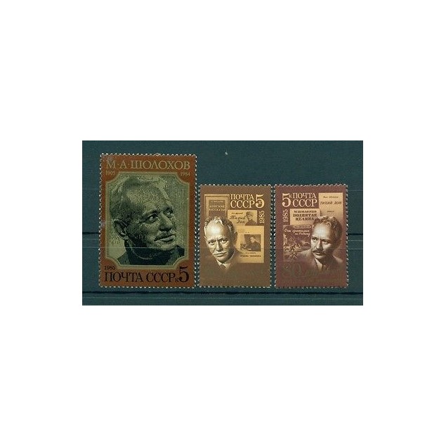 Russie - USSR 1985 - Michel n. 5509/11 - Michail Scholochow