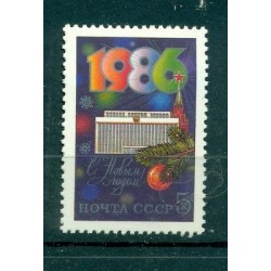 USSR 1985 - Y & T n. 5261 - New Year 1986