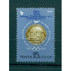 Russie - USSR 1986 - Michel n. 5572 - 90 ans de Jeux Olympiques de l'ère moderne