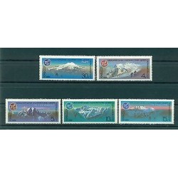 URSS 1986 - Y & T n. 5335/39 - Sports de montagne