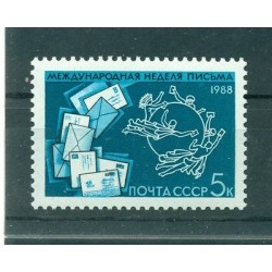 URSS 1988 - Y & T n. 5546 - Settimana internazionale della lettera