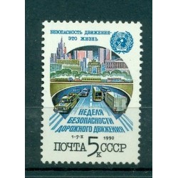 URSS 1990 - Y & T n. 5786 - Settimana del traffico stradale urbano