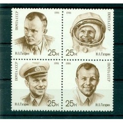 USSR 1991 - Y & T n. 5844/47 - Cosmonautics Day (Michel n. 6185/88 A)