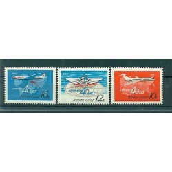 USSR 1963 - Y & T n. 115/17 air mail - AEROFLOT