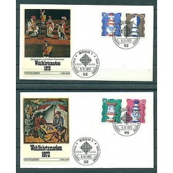 Germany 1972 - Y & T n.592/95 - Chess pieces