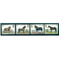 Royaume-Uni 1978 - Mi. n. 769/772 - "Shire Horse Society"