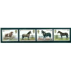 United Kingdom 1978 - Mi. n. 769/772 - "Shire Horse Society"