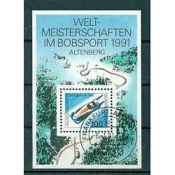 Germany 1991 - Michel sheet n. 23 - World Championships in bobsleigh