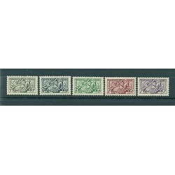 Monaco 1951 - Y & T  n. 371/75 - Seal of the prince (I)