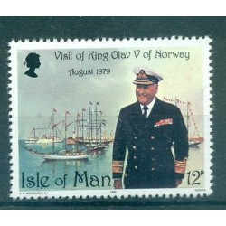 Île de Man 1980 - Mi. n. 172 - "King Olav V of Norway Visit"