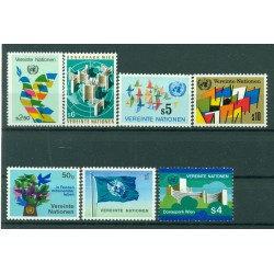 Nazioni Unite Vienna 1979/80 - Y & T n. 1/7 -  Serie ordinaria