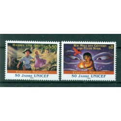 United Nations Vienna 1996 - Y & T n. 238/39 -  UNICEF 50th anniversary (Michel n. 218/19)