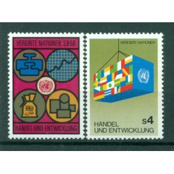 United Nations Vienna 1983 - Y & T n.34/35 - Trade and Development