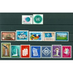 Nazioni Unite Ginevra 1969 - Y & T n. 1/14  -  Serie ordinaria